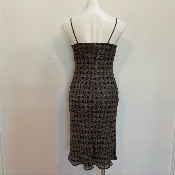 ANN TAYLOR VINTAGE Y2K 90s CLUELESS SILK SLIP DRESS - Picture 8 of 16